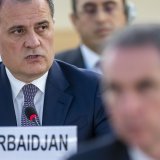 Le ministre azerbaïdjanais des Affaires étrangères Jeyhun Bayramov avait laissé entendre que des convois d'aide pourraient atteindre rapidement le Haut-Karabakh en cas de consensus avec les séparatistes (archives).